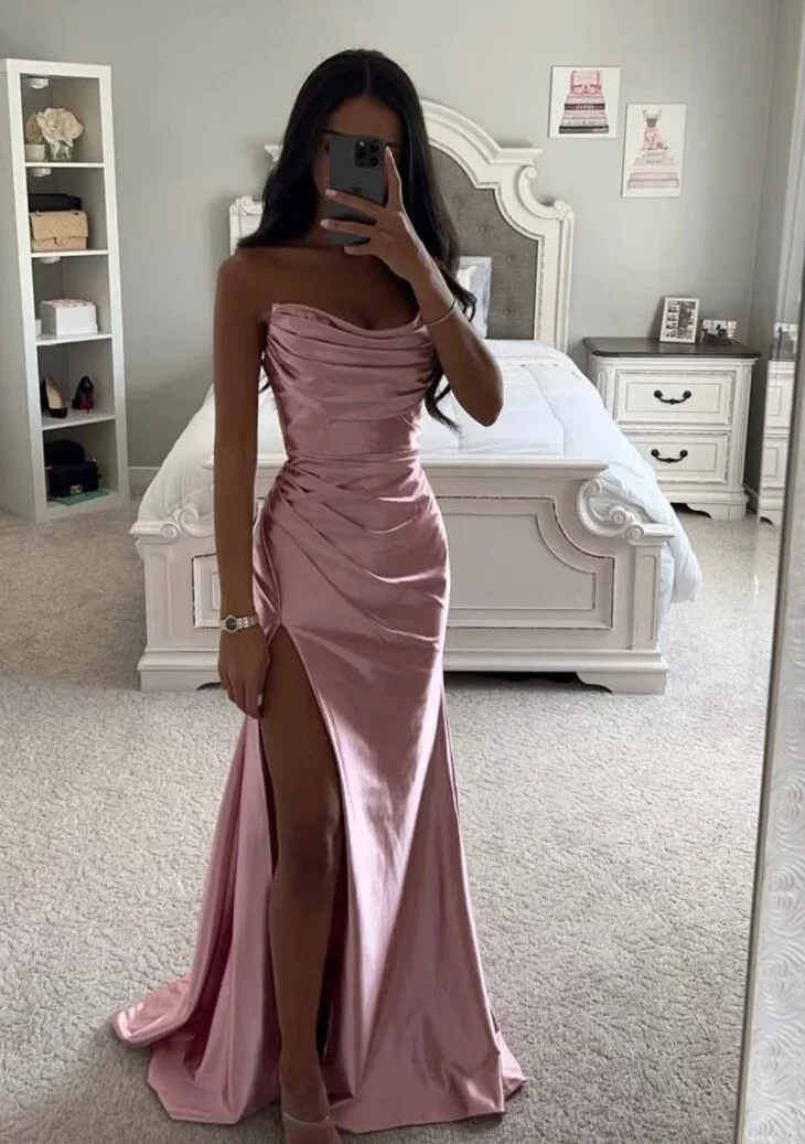 Satin and Minimalist Matching Styles